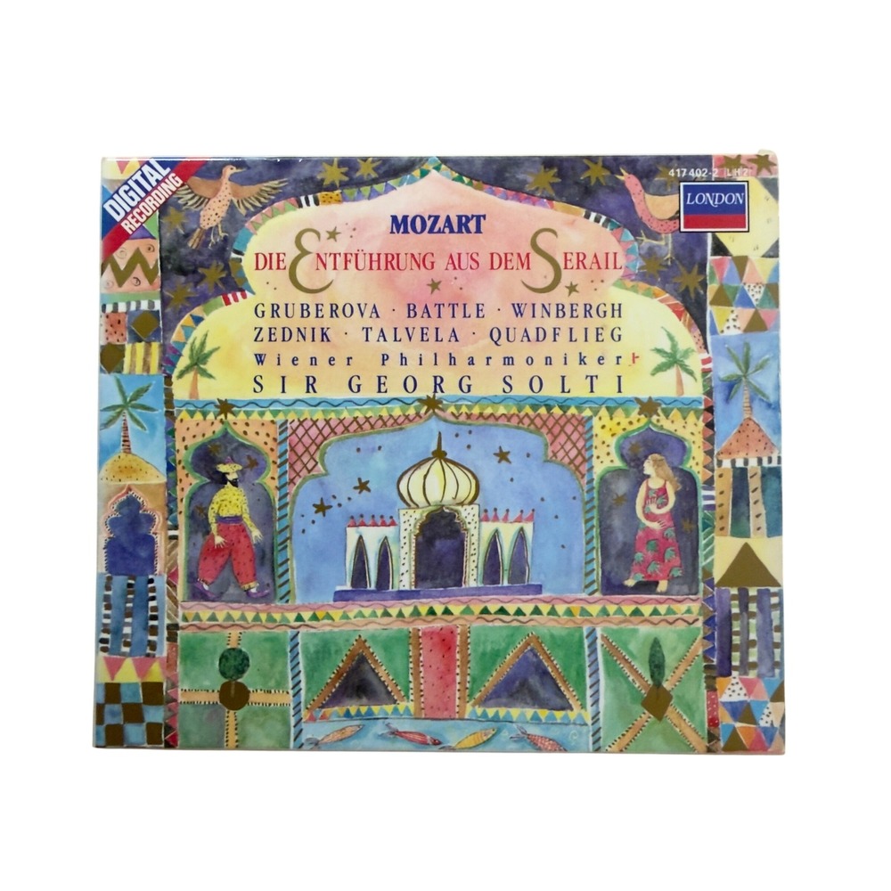 Mozart Die Entführung aus dem Serail Georg Solti 2-CD Box Set London 417402-2